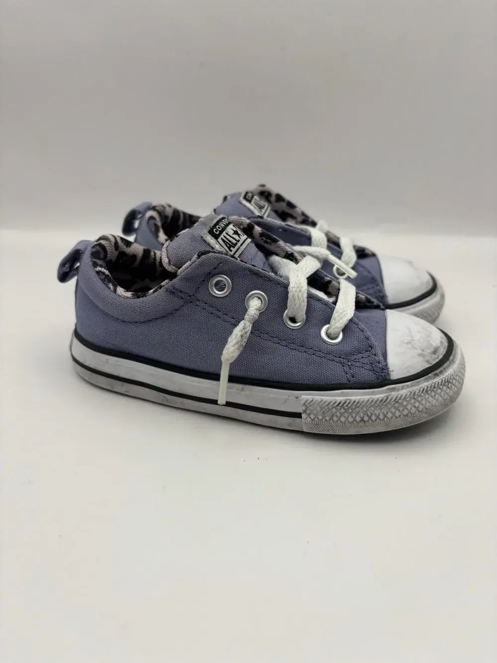 Converse All Star Toddler Purple Sneakers Size 8
